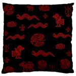 Aztecs pattern Large Flano Cushion Case (One Side) Front