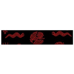 Aztecs Pattern Flano Scarf (small) by Valentinaart