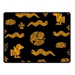 Aztecs pattern Fleece Blanket (Small) 50 x40  Blanket Front