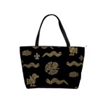 Aztecs pattern Shoulder Handbags Front