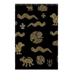 Aztecs Pattern Shower Curtain 48  X 72  (small)  by Valentinaart