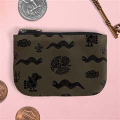 Aztecs Pattern Mini Coin Purses by Valentinaart