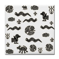 Aztecs pattern Tile Coasters