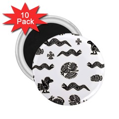 Aztecs pattern 2.25  Magnets (10 pack) 