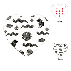 Aztecs pattern Playing Cards (Heart) 