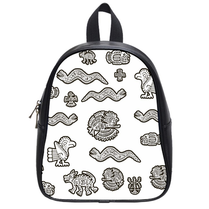 Aztecs pattern School Bags (Small) 