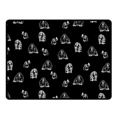 Chimpanzee Fleece Blanket (small) by Valentinaart