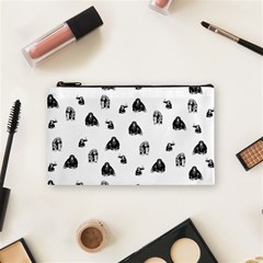 Chimpanzee Cosmetic Bag (small)  by Valentinaart