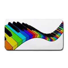 Rainbow Piano  Medium Bar Mats by Valentinaart