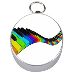 Rainbow Piano  Silver Compasses