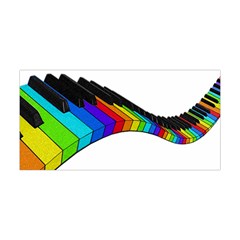 Rainbow Piano  Yoga Headband by Valentinaart