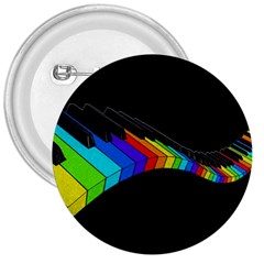 Rainbow Piano  3  Buttons by Valentinaart