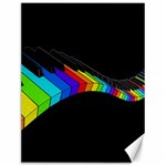 Rainbow piano  Canvas 12  x 16   11.86 x15.41  Canvas - 1