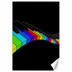 Rainbow Piano  Canvas 20  X 30  