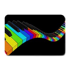 Rainbow Piano  Plate Mats by Valentinaart