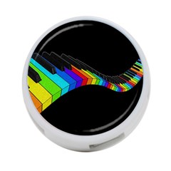 Rainbow Piano  4-port Usb Hub (one Side)