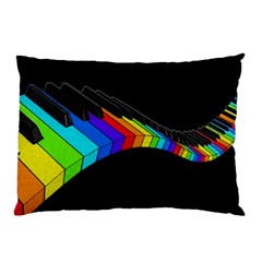 Rainbow Piano  Pillow Case (two Sides)