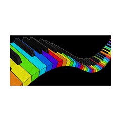 Rainbow Piano  Yoga Headband by Valentinaart