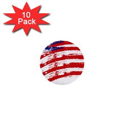 American Flag 1  Mini Buttons (10 Pack)  by Valentinaart