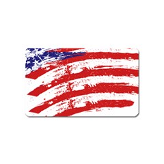 American Flag Magnet (name Card) by Valentinaart