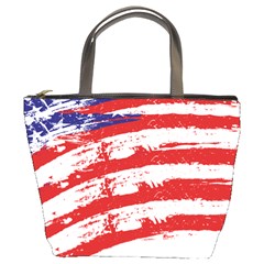 American Flag Bucket Bags by Valentinaart