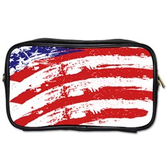 American Flag Toiletries Bags by Valentinaart