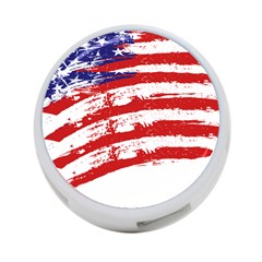 American Flag 4-port Usb Hub (two Sides) 