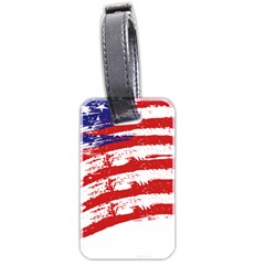 American Flag Luggage Tags (two Sides) by Valentinaart