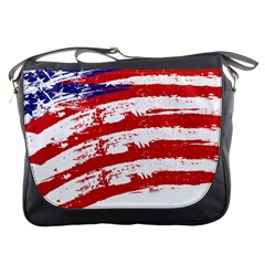 American Flag Messenger Bags by Valentinaart