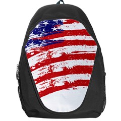 American Flag Backpack Bag by Valentinaart