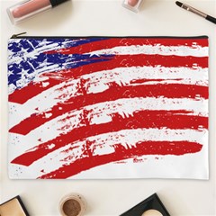 American Flag Cosmetic Bag (xxxl)  by Valentinaart