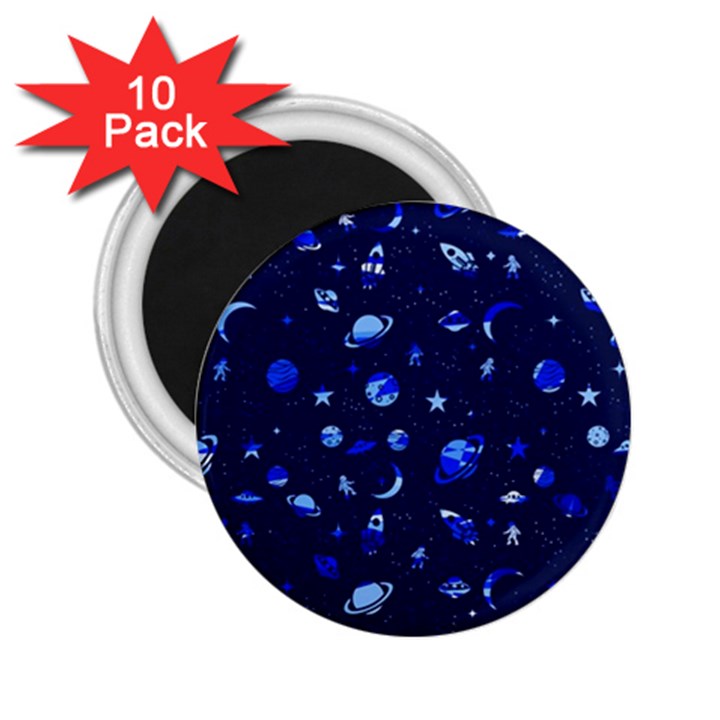 Space pattern 2.25  Magnets (10 pack) 