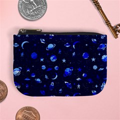 Space Pattern Mini Coin Purses by ValentinaDesign