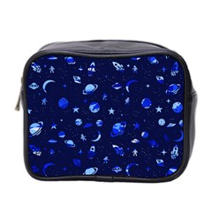 Space Pattern Mini Toiletries Bag 2-side by ValentinaDesign