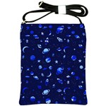 Space pattern Shoulder Sling Bags Front