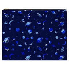 Space Pattern Cosmetic Bag (xxxl)  by ValentinaDesign