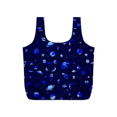 Space Pattern Full Print Recycle Bags (s)  by ValentinaDesign