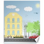 Urban Scene Canvas 20  x 24   19.57 x23.15  Canvas - 1