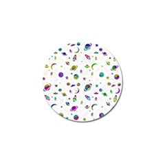 Space Pattern Golf Ball Marker by ValentinaDesign