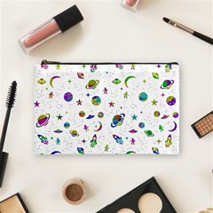 Space Pattern Cosmetic Bag (medium)  by ValentinaDesign