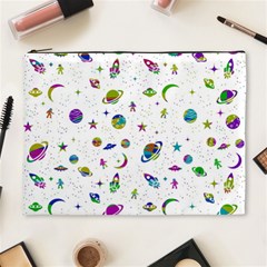 Space Pattern Cosmetic Bag (xl) by ValentinaDesign