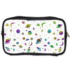 Space Pattern Toiletries Bags 2-side by ValentinaDesign