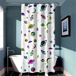 Space pattern Shower Curtain 36  x 72  (Stall)  Curtain(36 X72 ) - 33.26 x66.24  Curtain(36 X72 )