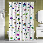 Space pattern Shower Curtain 48  x 72  (Small)  Curtain(48  X 72 ) - 42.18 x64.8  Curtain(48  X 72 )