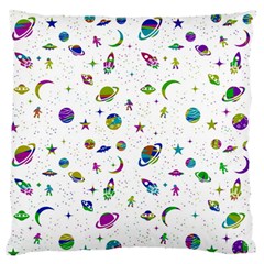 Space Pattern Standard Flano Cushion Case (two Sides) by ValentinaDesign