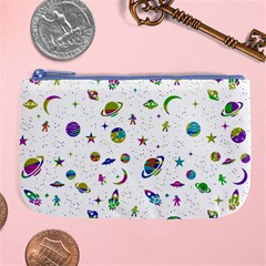 Space Pattern Large Coin Purse by ValentinaDesign