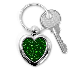 Space Pattern Key Chains (heart)  by ValentinaDesign