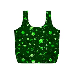 Space Pattern Full Print Recycle Bags (s)  by ValentinaDesign