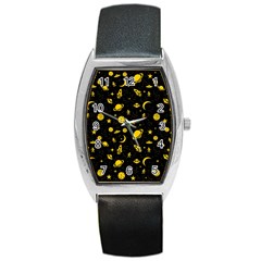 Space Pattern Barrel Style Metal Watch by ValentinaDesign