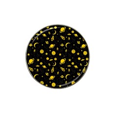 Space Pattern Hat Clip Ball Marker (4 Pack) by ValentinaDesign